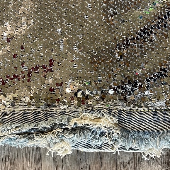 Sequin Denim Jacket - Picture 6 of 7